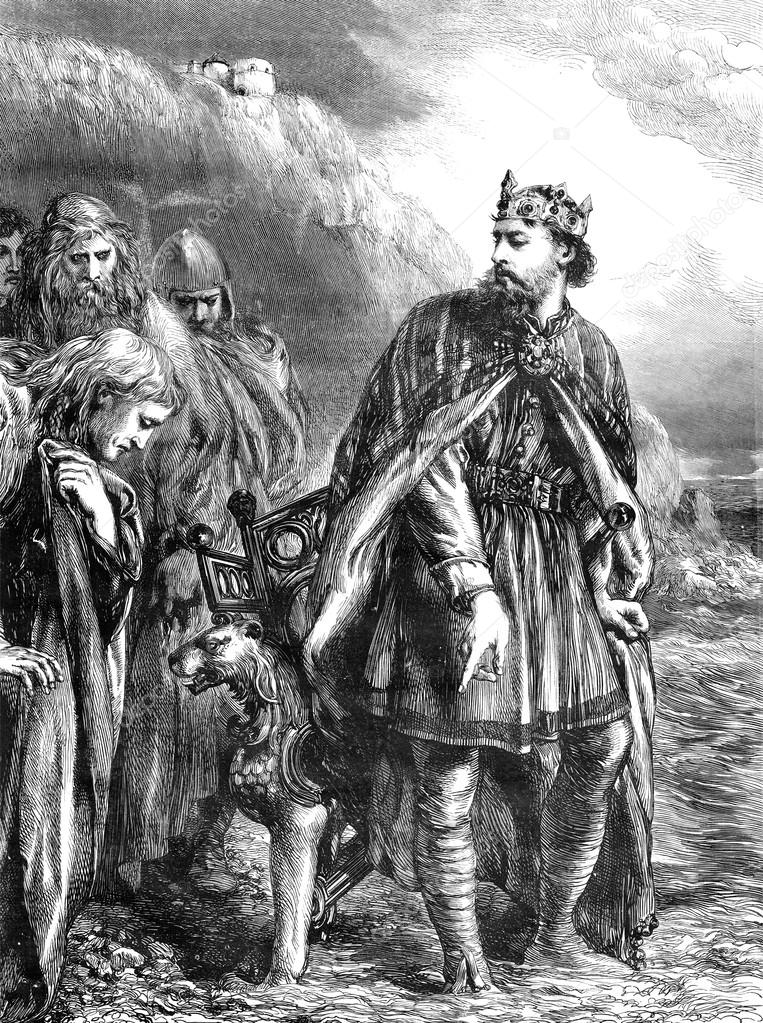 King Canute of England Stock Illustration by ©lenschanger 94330100
