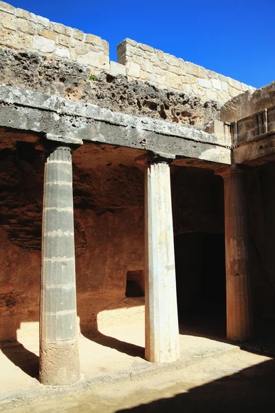 Гробницы царей Пафоса — стоковое фото
