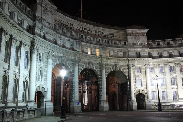 Admiralty Arch's nachts — Stockfoto