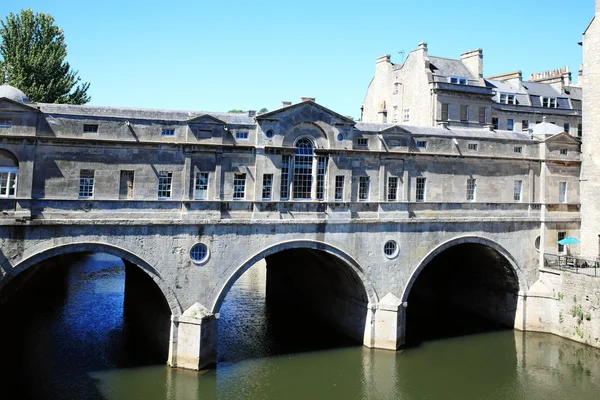 Pulteney bridge, bath, somerset, Anglie — Stock fotografie