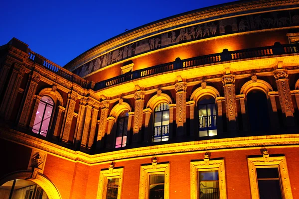 Royal albert hall w nocy — Zdjęcie stockowe