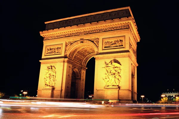 Arco del Triunfo por la noche — Foto de Stock