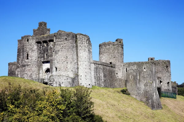 Castelul Kidwelly, Kidwelly, Carmarthenshire, Țara Galilor — Fotografie, imagine de stoc