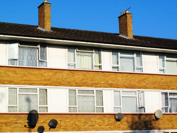 Council house flats — Stock Photo, Image