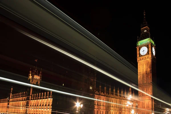 Big Ben and The Houses Of Parliament at night — Stockfoto
