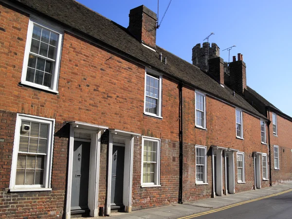 Georgian terraced houses — Stock Photo, Image