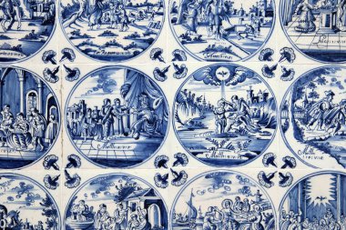 Delft wall tiles