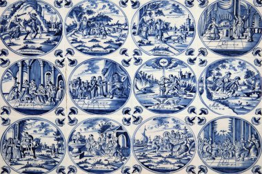 Delft wall tiles