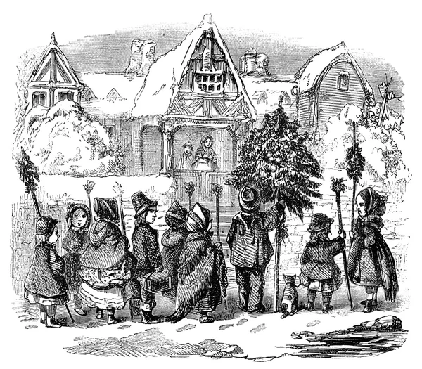 Çocuklar Noel sabahı şarkı şarkıları