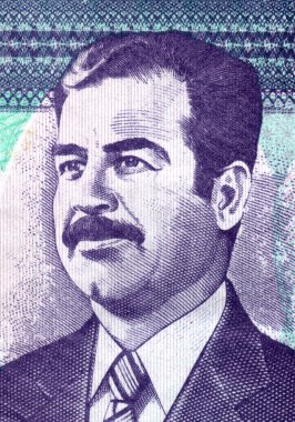 Saddam Hüseyin, Irak banknot