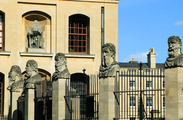 Římský císař hlavy, Sheldonian Theatre — Stock fotografie