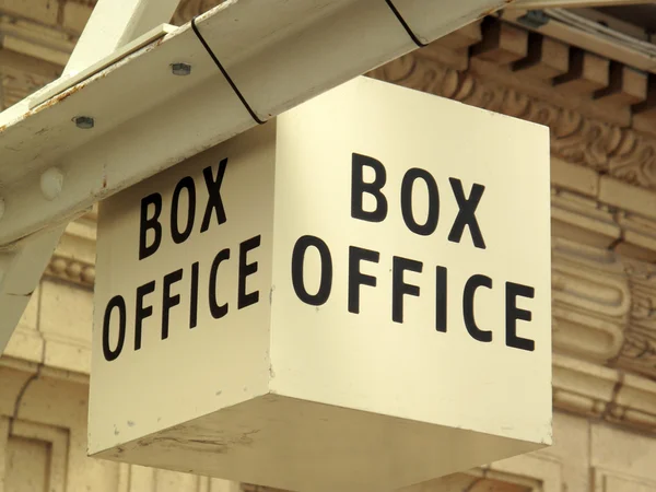 Box Office Sign — Stock Photo, Image