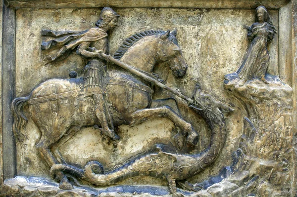 St George & The Dragon — Stock Fotó