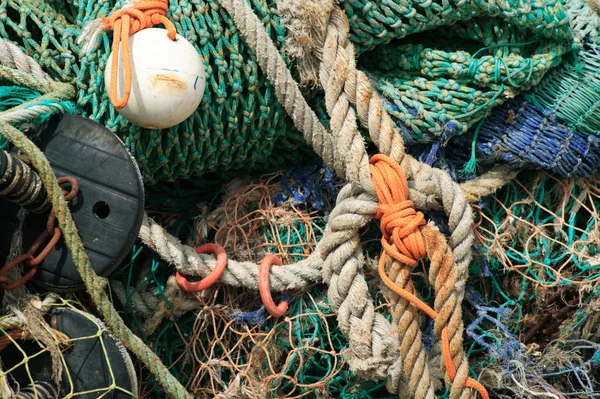 Redes de pesca & Cuerdas — Foto de Stock