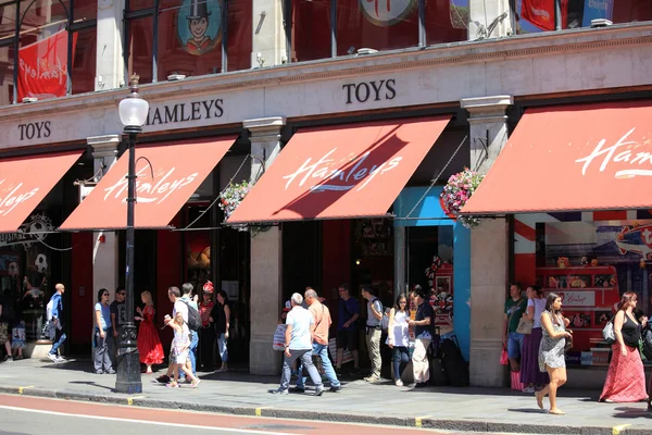 Loja de brinquedos Hamleys, Londres — Fotografia de Stock