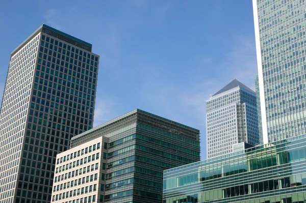 Canary Wharf in London Docklands — Stock Photo, Image