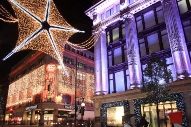 Christmas lights in Oxford Street