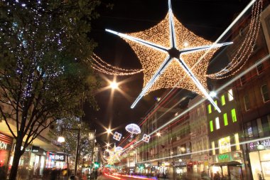 Oxford street Noel ışıkları