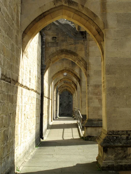 Buttress bogen Winchester Cathedral. — Stockfoto