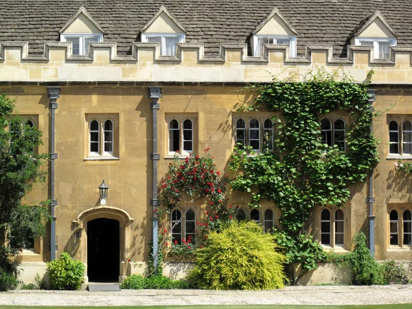 Grote Hof van Trinity College Cambridge University — Stockfoto