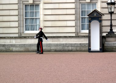 Sentry Buckingham Palace clipart