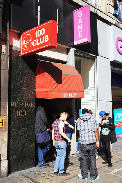 Oxford Caddesi'nde 100 club — Stok fotoğraf