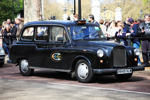 Taxi taxi negro de Londres —  Fotos de Stock