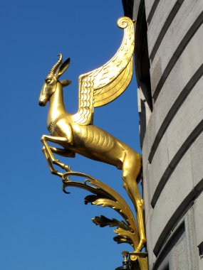 Springbok on the front of South Africa House