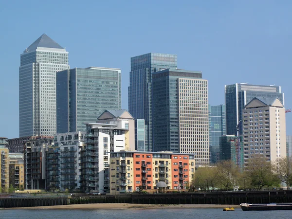 Canary Wharf Londen Docklands — Stockfoto