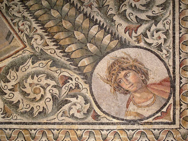 July, Roman Pavement Mosaic — Zdjęcie stockowe