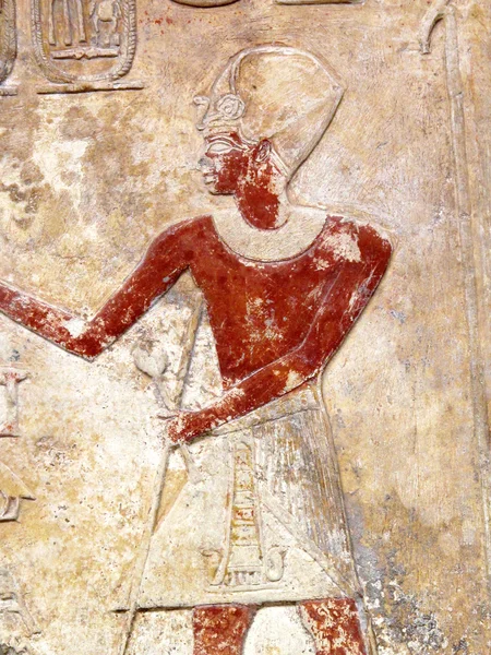 Pintura do faraó egípcio — Fotografia de Stock