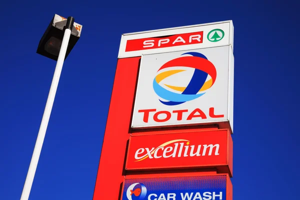 Total Petrol Sign — 스톡 사진