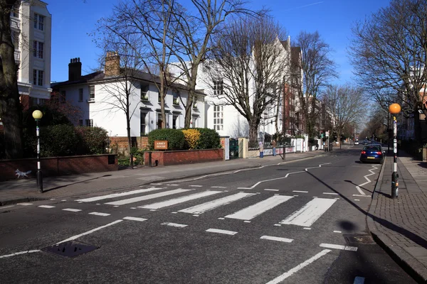 Zebra Crossing a Abbey Road studios — Foto Stock