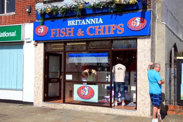 Fish & Chip Shop — Stock fotografie