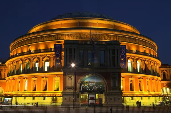 Royal Albert Hall di notte — Foto Stock