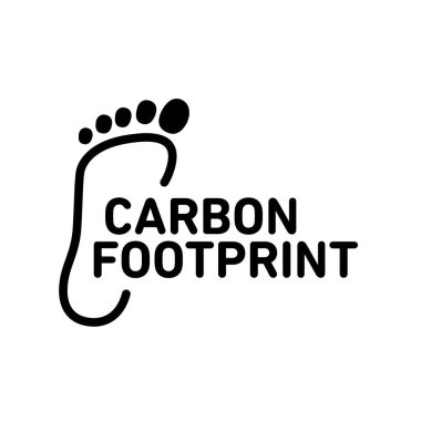 CO2 karbon emisyon vektör konsepti simgesi