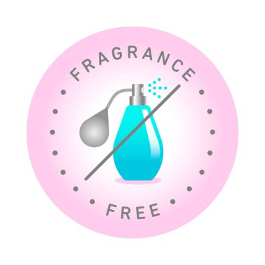 Parfümsüz yuvarlak rozet tasarımı, parfüm şişesi