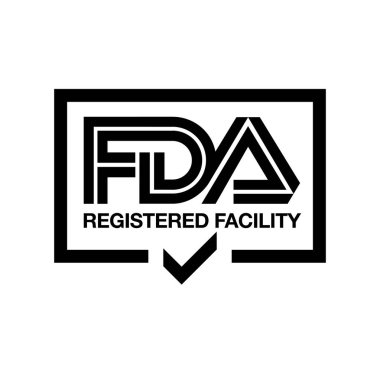 ABD Gıda ve İlaç İdaresi FDA tesis vektör logosunu kaydetti ve denetledi