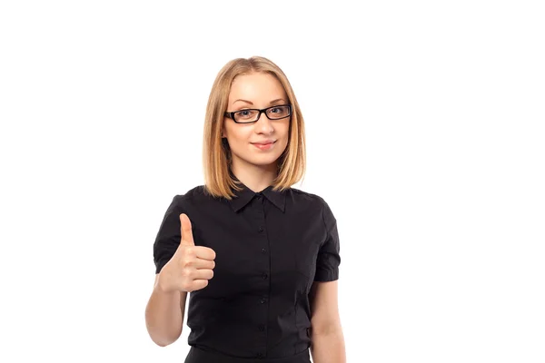 Genç iş kadını. İyi fikir. Portre yüz portre