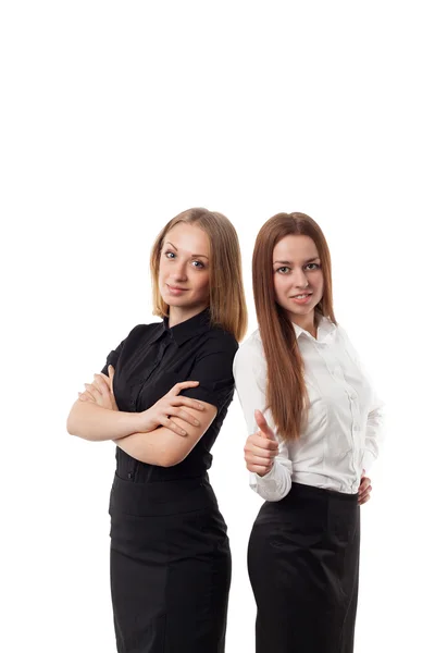 Duas mulheres de negócios bonitas — Fotografia de Stock