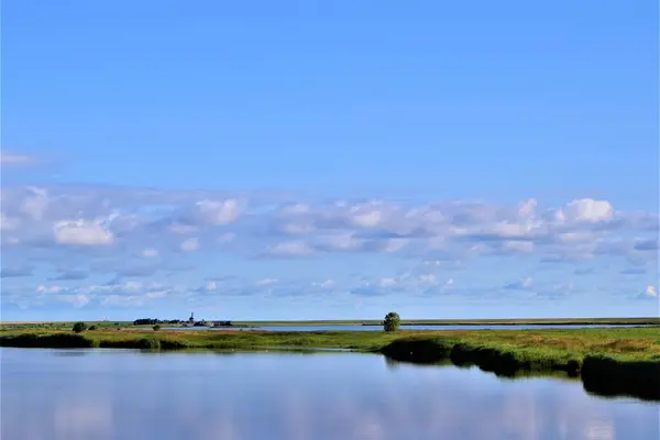 Landscape at the coast of the north sea — Stock Photo, Image
