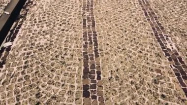 Çakıl taşı süsü. Bir İHA 'nın hava görüntüsü.