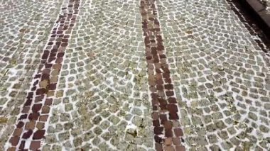 Çakıl taşı süsü. Bir İHA 'nın hava görüntüsü.