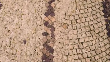 Çakıl taşı süsü. Bir İHA 'nın hava görüntüsü.