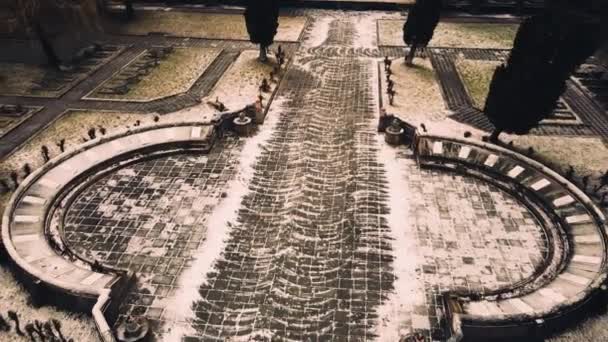 Hill Glory Lviv Ucrânia Memorial Honra Soldados Que Morreram 1914 — Vídeo de Stock