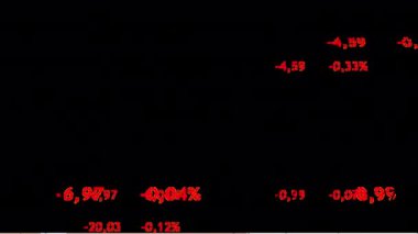 Trade in cryptocurrency at the exchange. Change of cost cryptocurrency. Alpha channel included.