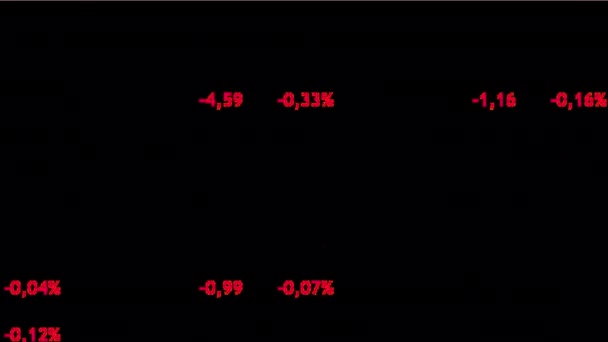 Trade Cryptocurrency Exchange Change Cost Cryptocurrency Alpha Channel Included — Stock Video