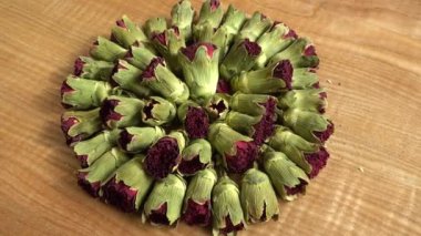 Kurak Dianthus çiçeklerinden çay.