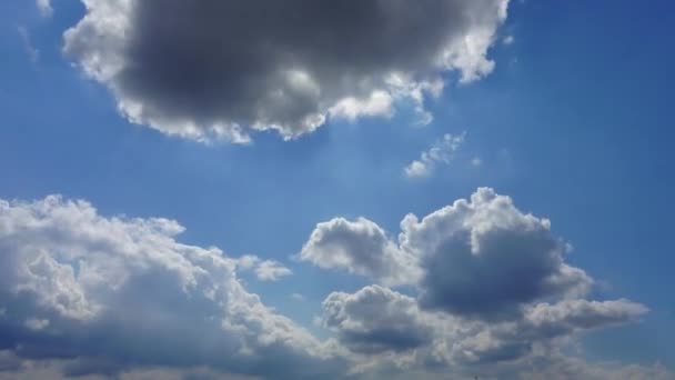 Mouvement Des Nuages Dans Ciel Délai Imparti — Video