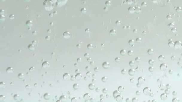 Air Bubbles Fizzy Water — Stock Video